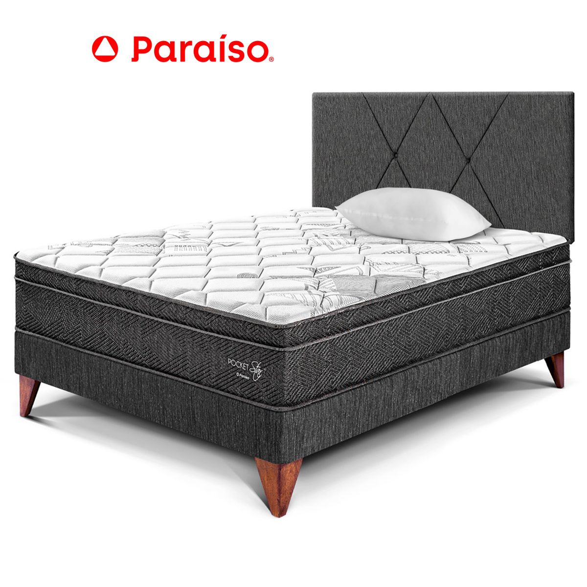 PARAISO - Dormitorio Eu Pckt Star 1.5 Plz Cab Loft Char