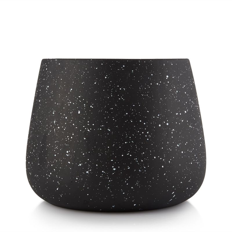  - Maceta Cemento Negra 20 cm
