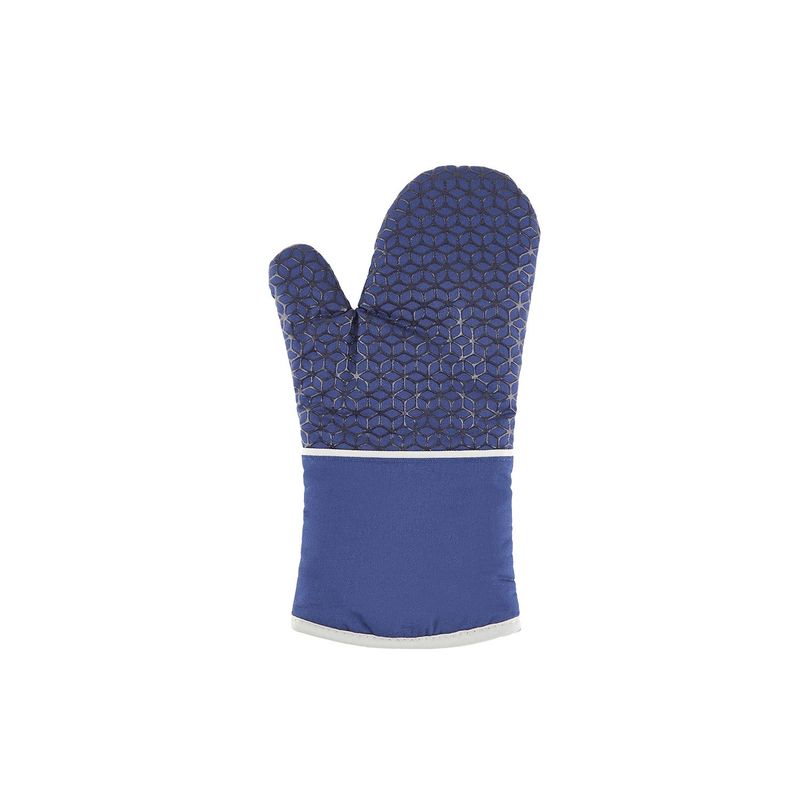  - Guante con Rayas Silic y Tela Azul
