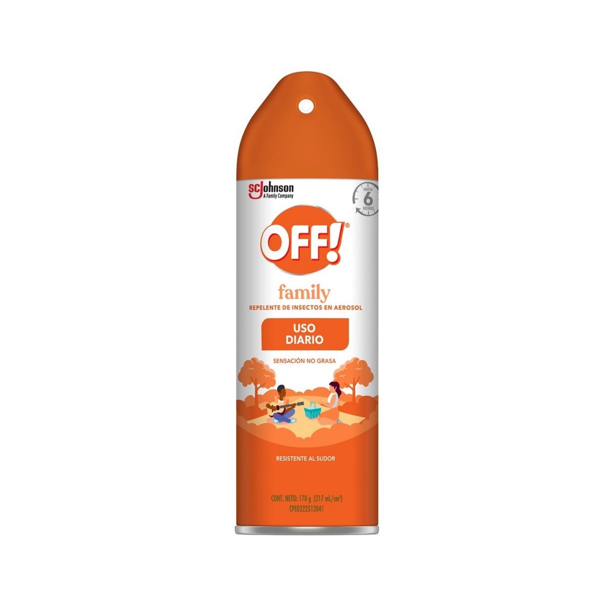 OFF - Repelente en Aerosol OFF Family Envase 170 g