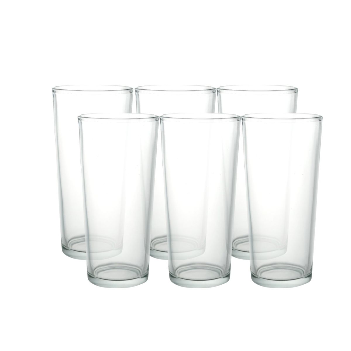 Precio Uno - Set x 6 Vasos Lisos Sueltos 230mL Precio Uno