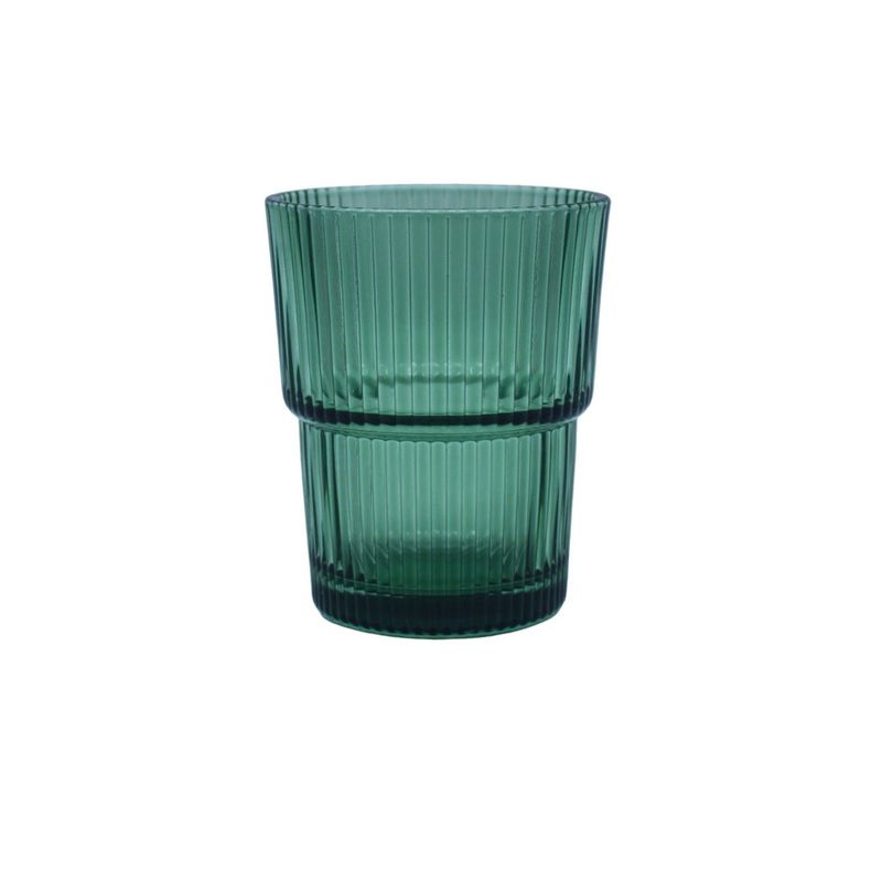 Casa Joven - Vaso Suelto 400mL Apilable Milan Verde Casa Joven
