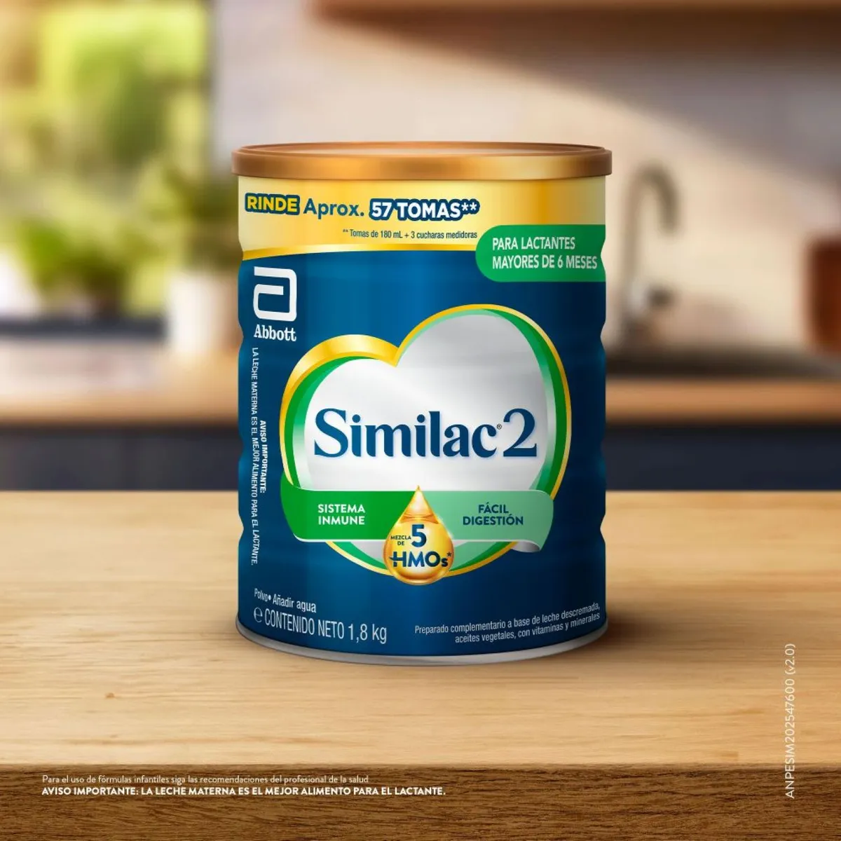 SIMILAC - Fórmula Infantil Similac 2 Lata 1.8 Kg