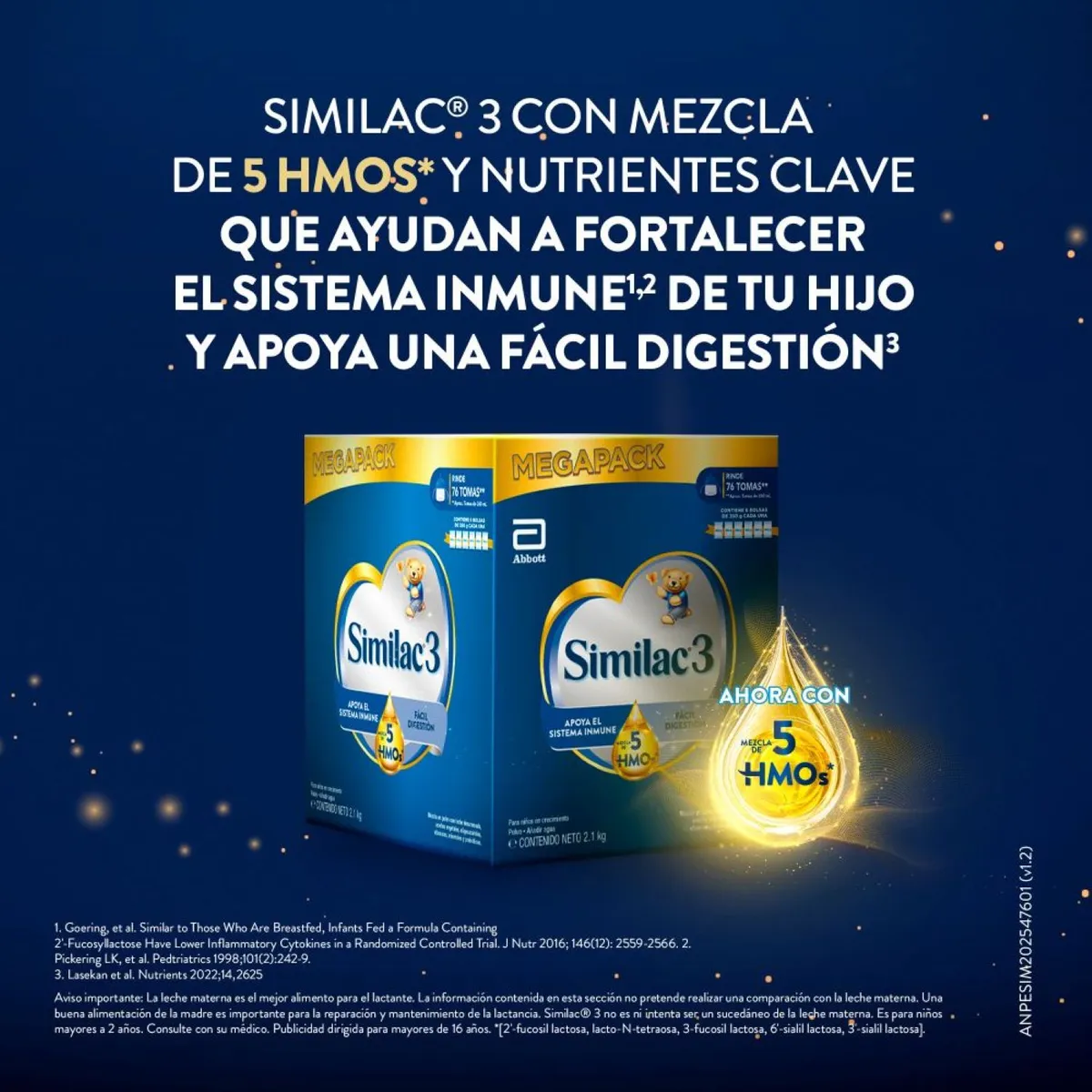 SIMILAC - Fórmula Láctea Infantil Similac 3 Lata 2.1 Kg