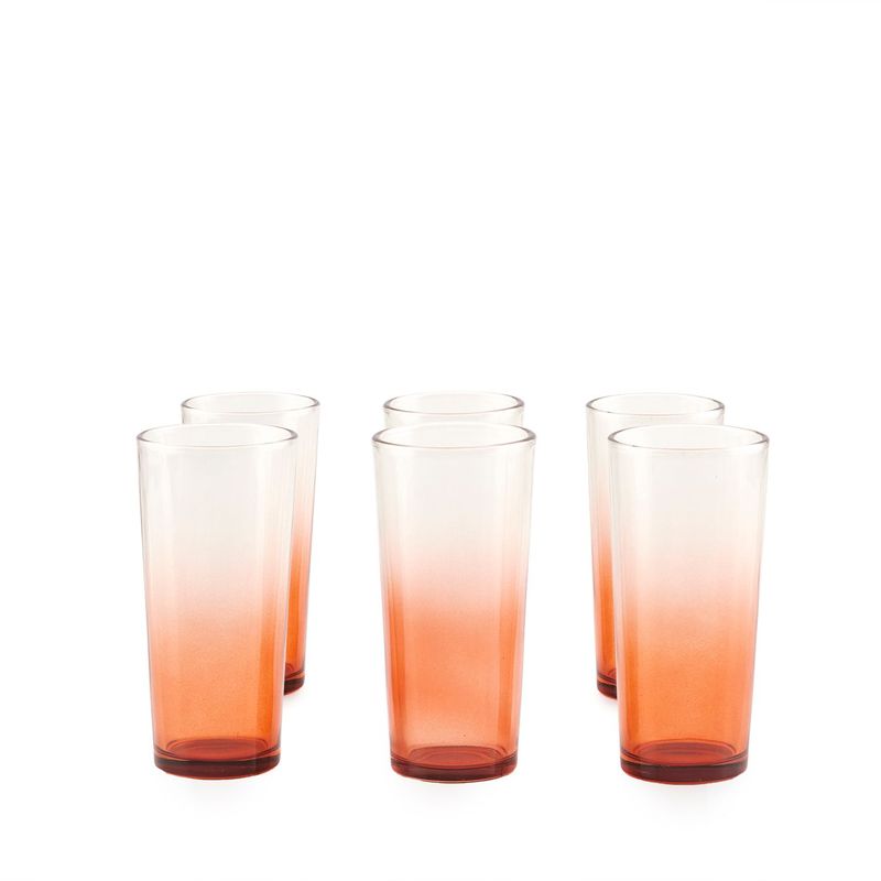 Casa Joven - Set x 6 Vasos Lisos Sueltos 230mL Ladrillo Casa Joven