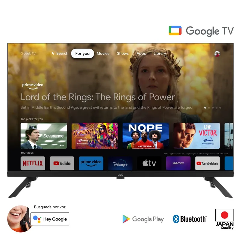 JVC Google TV 32インチ Televisor JVC Led 32' HD Google Tv | Tottus Perú