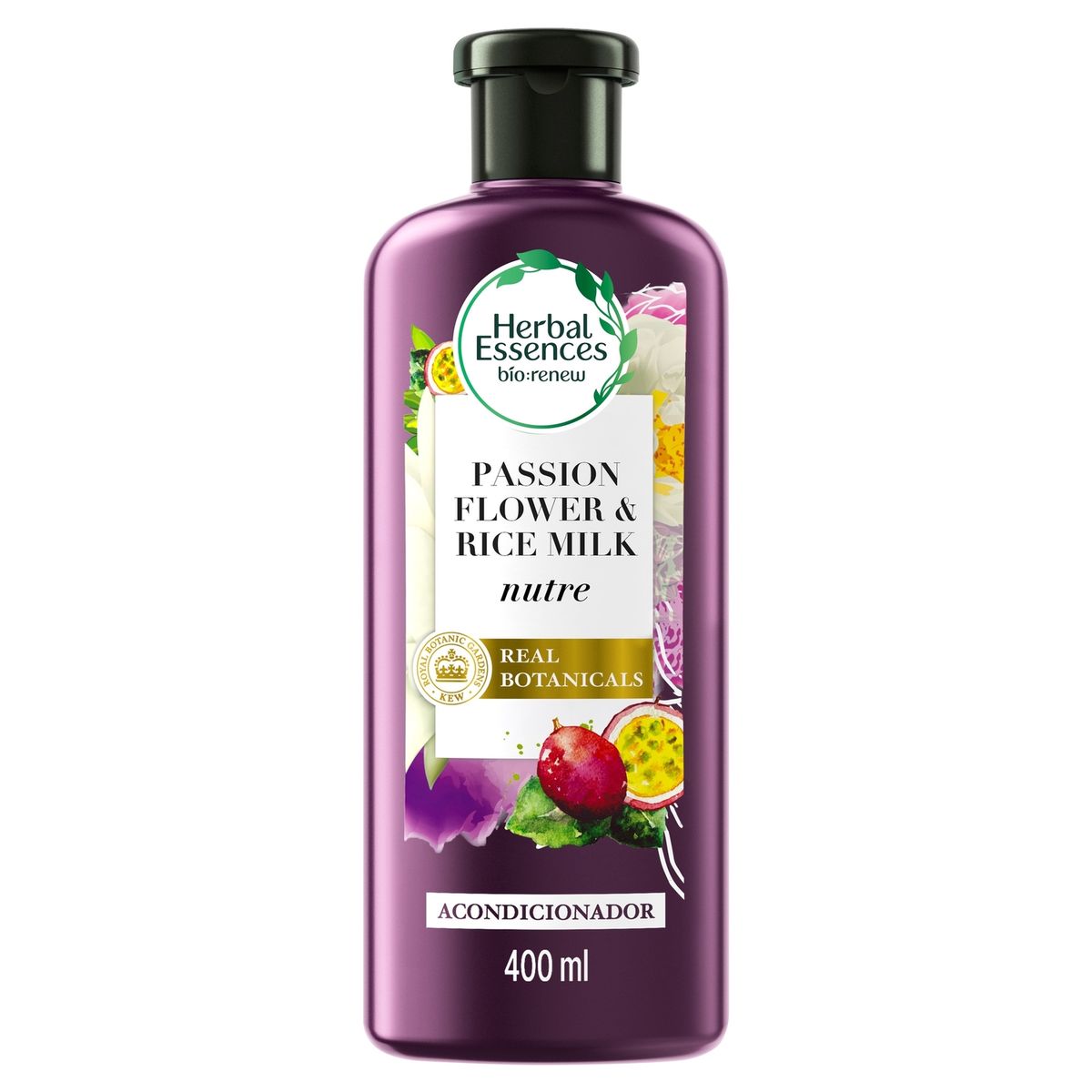 HERBAL ESSENCES - Acondicionador Herbal Essences Flor de Pasión Leche de Arroz Botella 400 mL