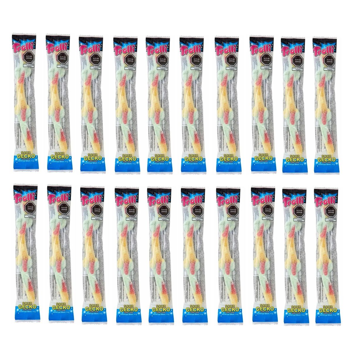 TROLLI - Gomita Trolli Sour Gecko Display 20 Und