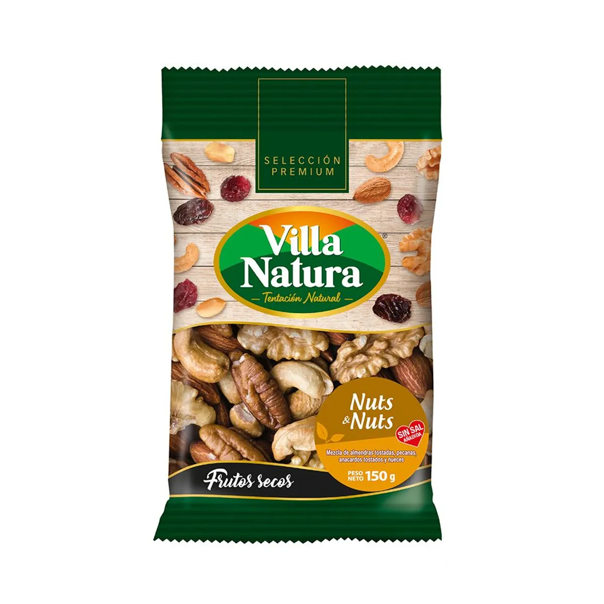 VILLA NATURA - Snacks Villa Natura Nuts Nuts Bolsa 150 g
