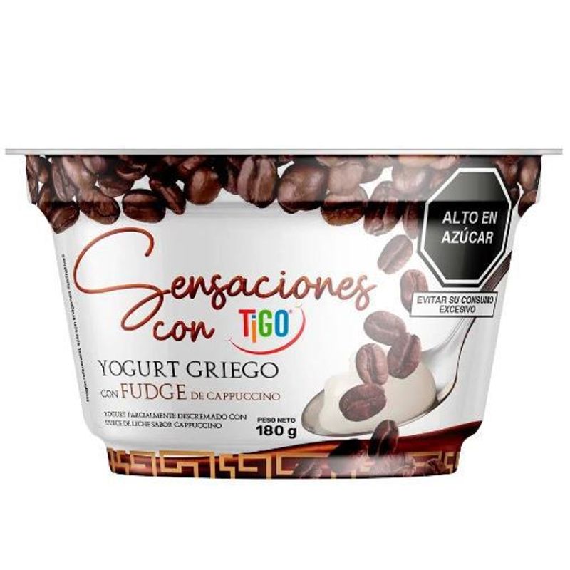 TIGO - TIGO SENSACIONES YOG GRIE C/FUDGE CAPPUCCINO 180G