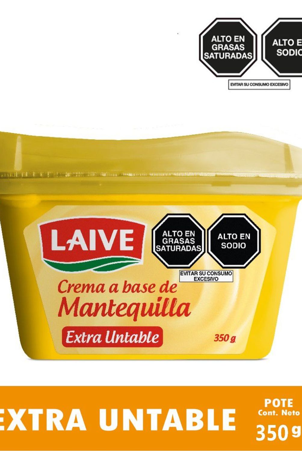 LAIVE - Crema de Mantequilla Laive Extra Untable Envase 350 g