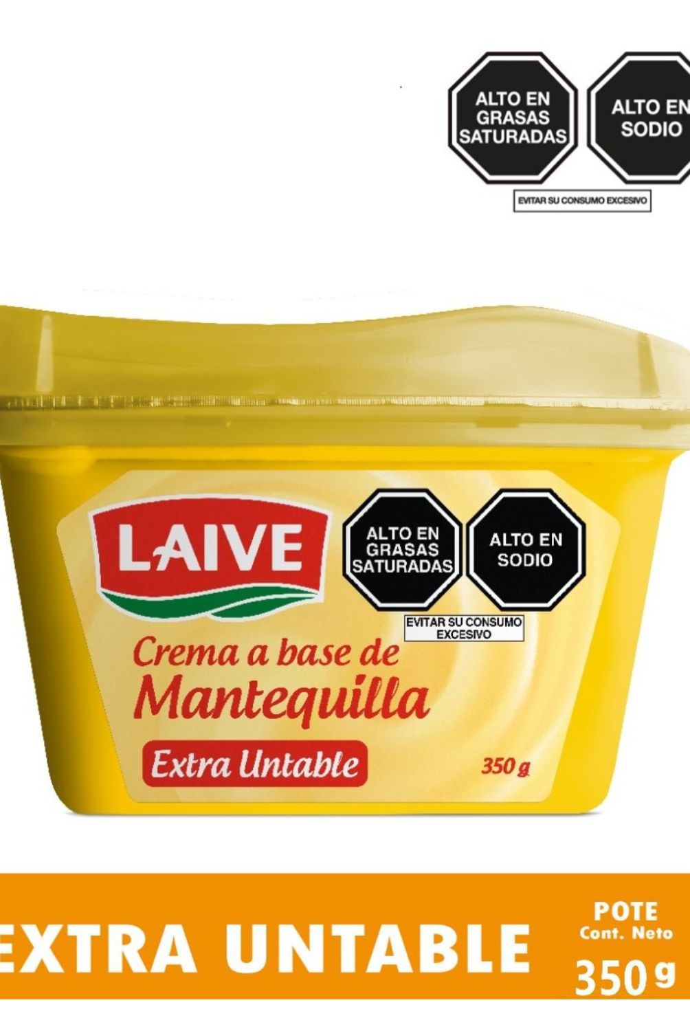 LAIVE - Crema de Mantequilla Laive Extra Untable Envase 350 g