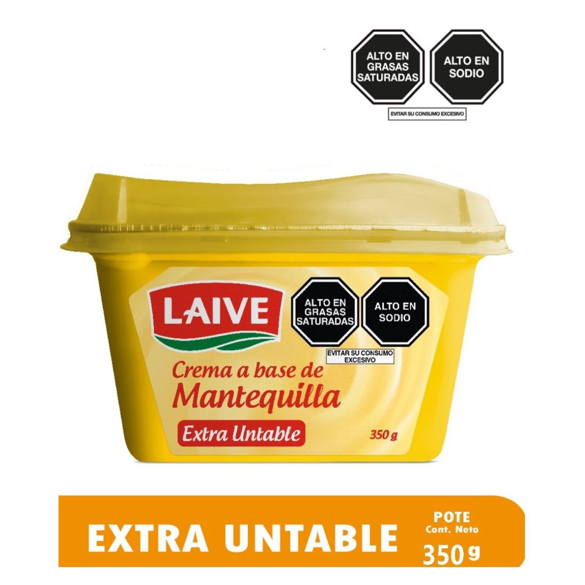 LAIVE - Crema de Mantequilla Laive Extra Untable Envase 350 g