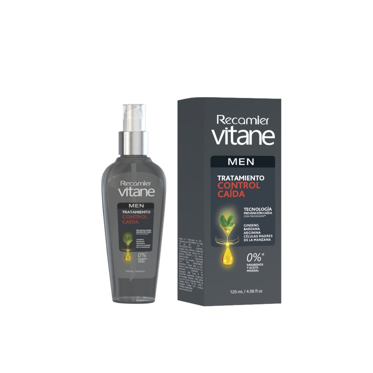 VITANE - Tratamiento Vitane Men Control Caída Envase 120 mL