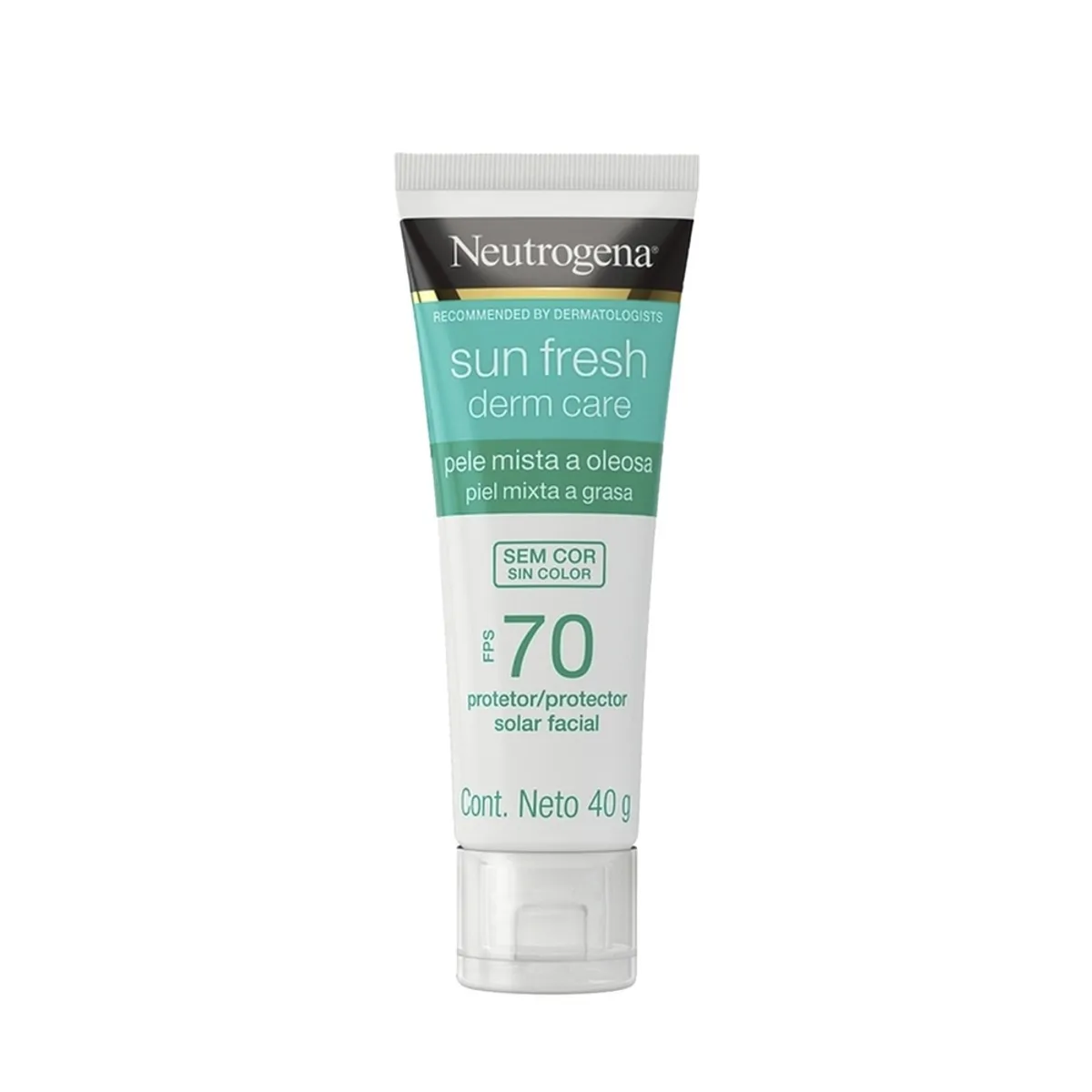 NEUTROGENA - Protector Solar Facial Neutrogena Sun Fresh Sin Color FPS70 Envase 40 g