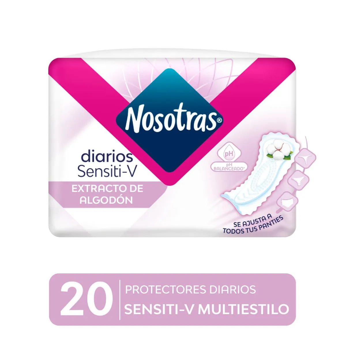 NOSOTRAS - Protectores Multiestilo Nosotras Sensitive Empaque 20 Und