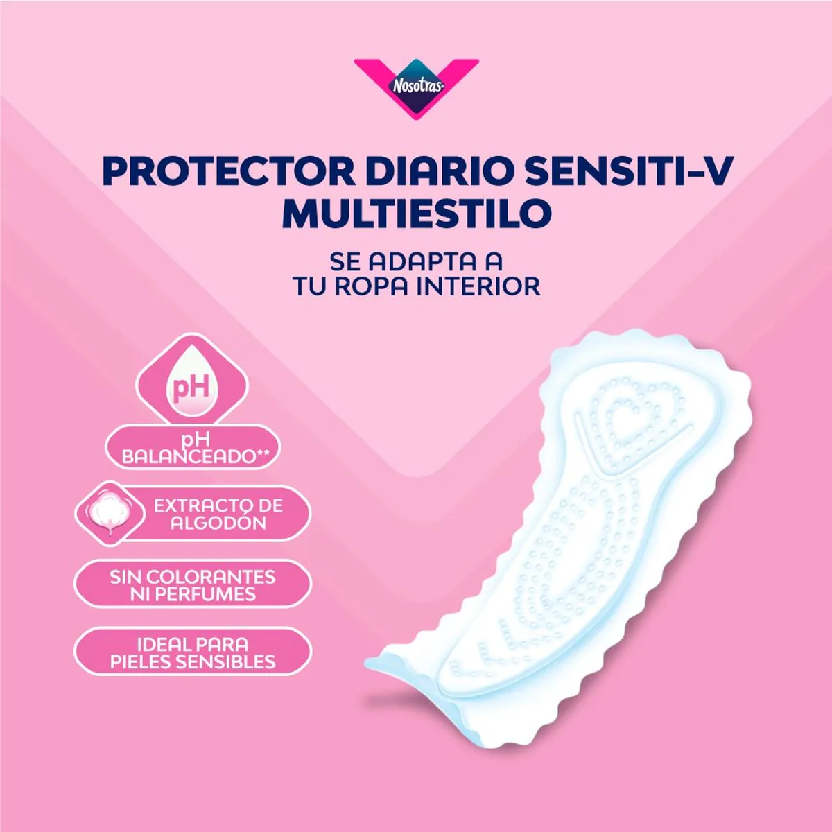 NOSOTRAS - Protectores Multiestilo Nosotras Sensitive Empaque 20 Und