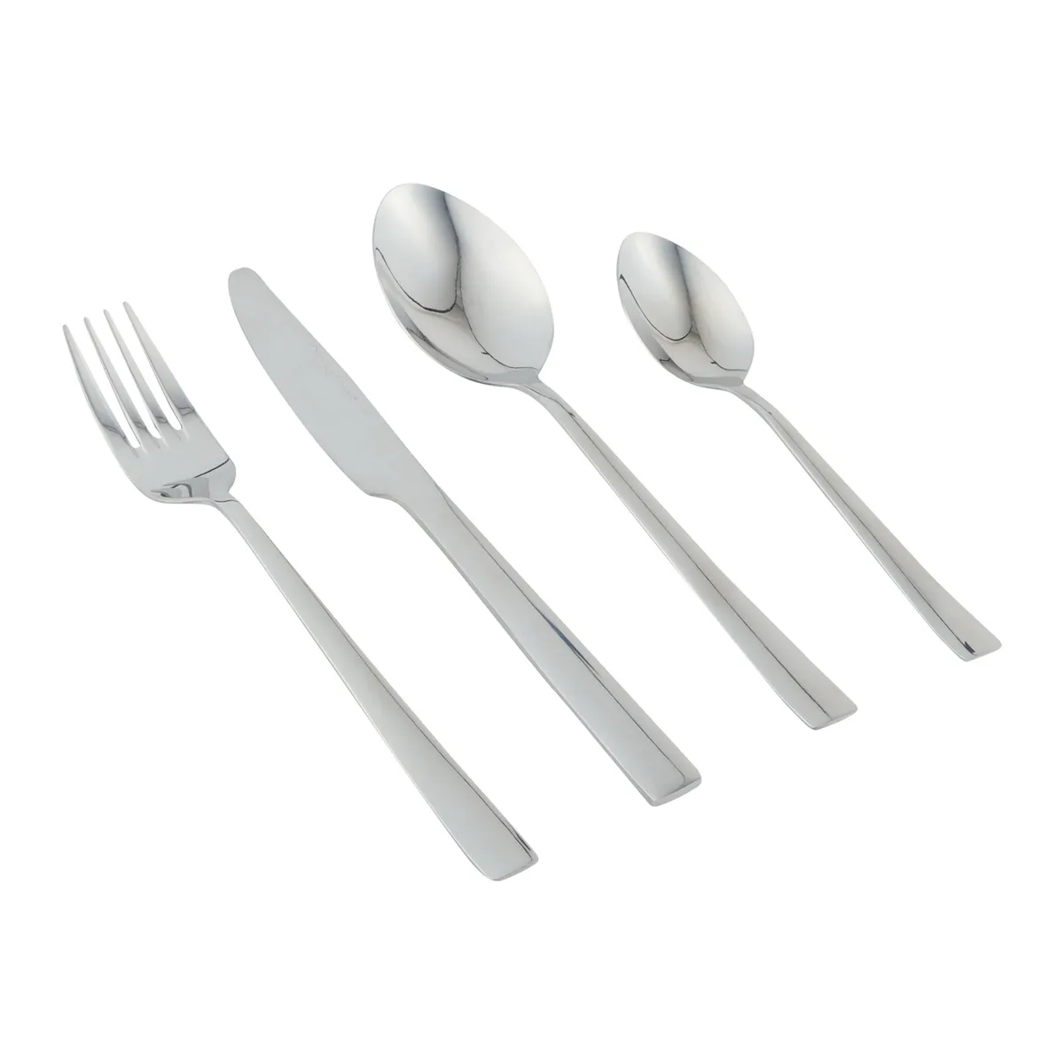 Casa Joven - Juego de Cubiertos 16 Piezas Acero Inoxidable E1 Casa Joven