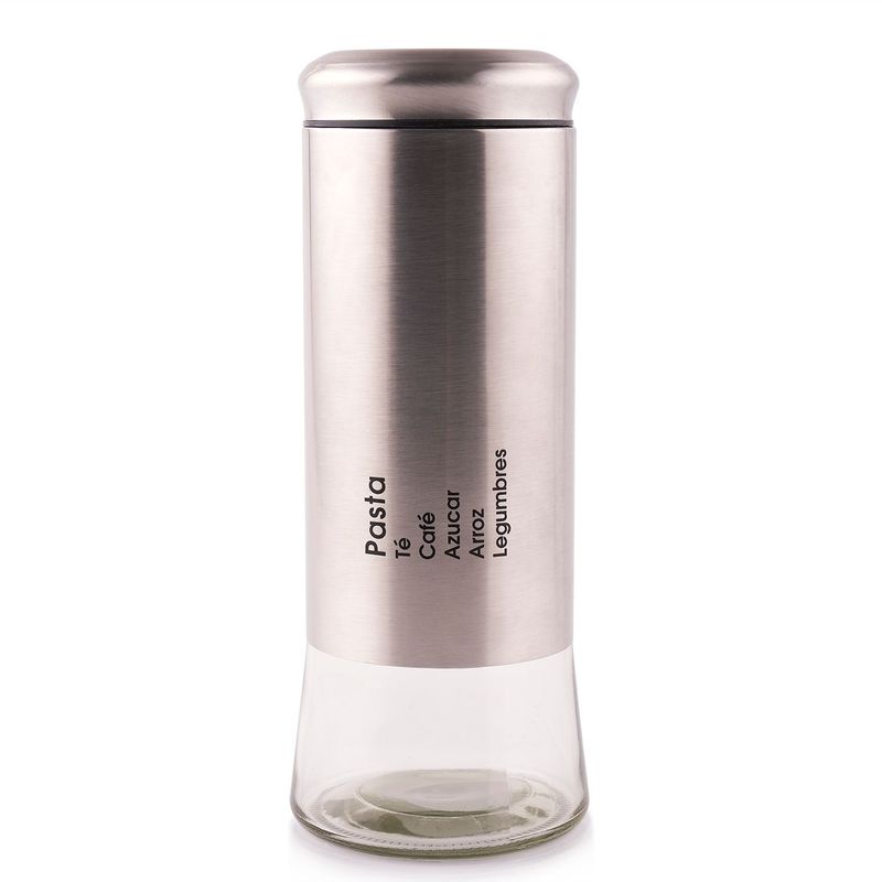 Casa Joven - Canister de Vidrio Acero 1700mL Casa Joven