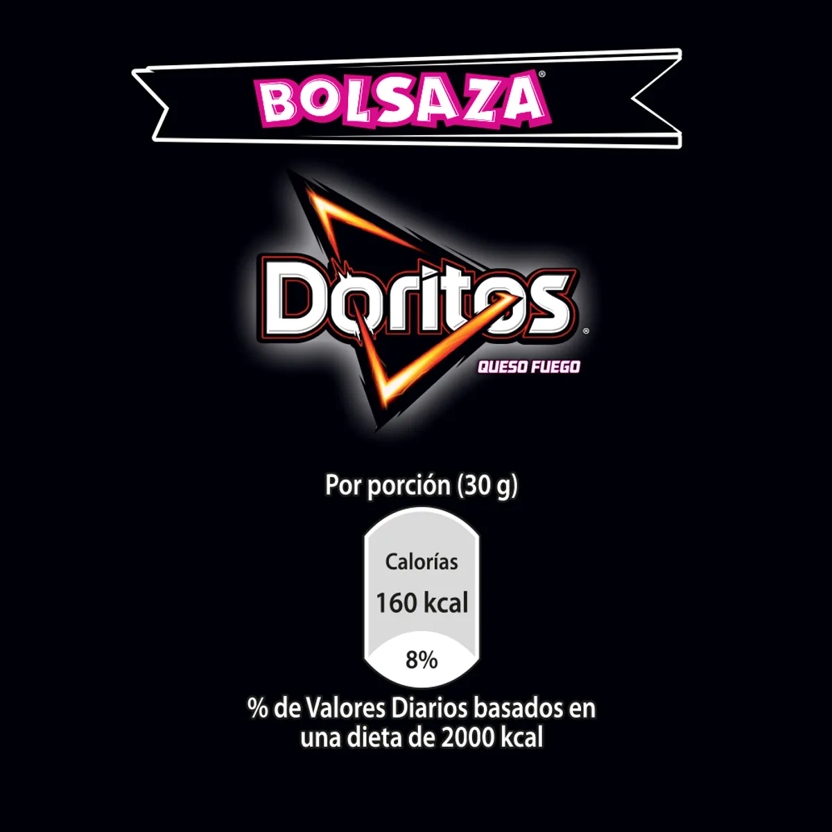 DORITOS - Doritos Queso Fuego 90g