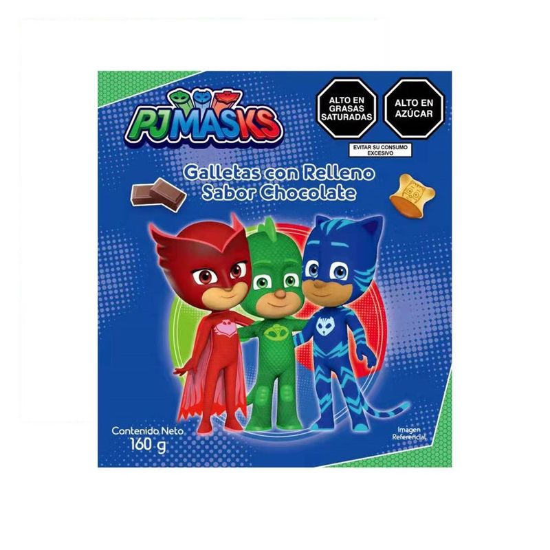 PJ MASKS - Galletas Con Relleno Chocolate Pj Masks 160g