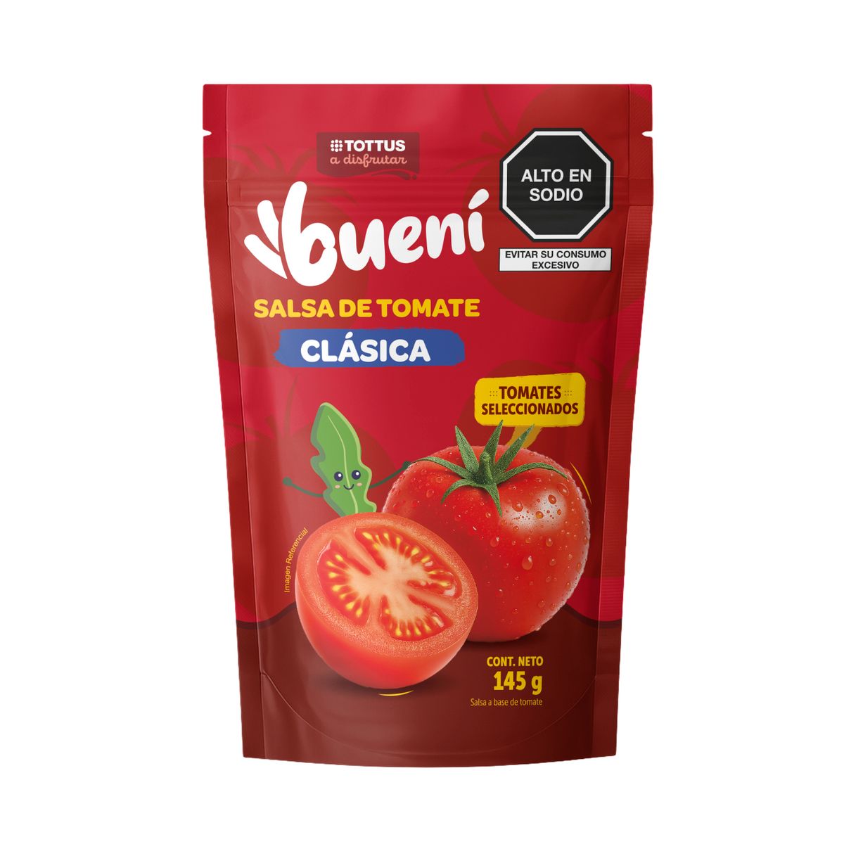TOTTUS - Salsa de Tomate Tottus Doypack 145 g