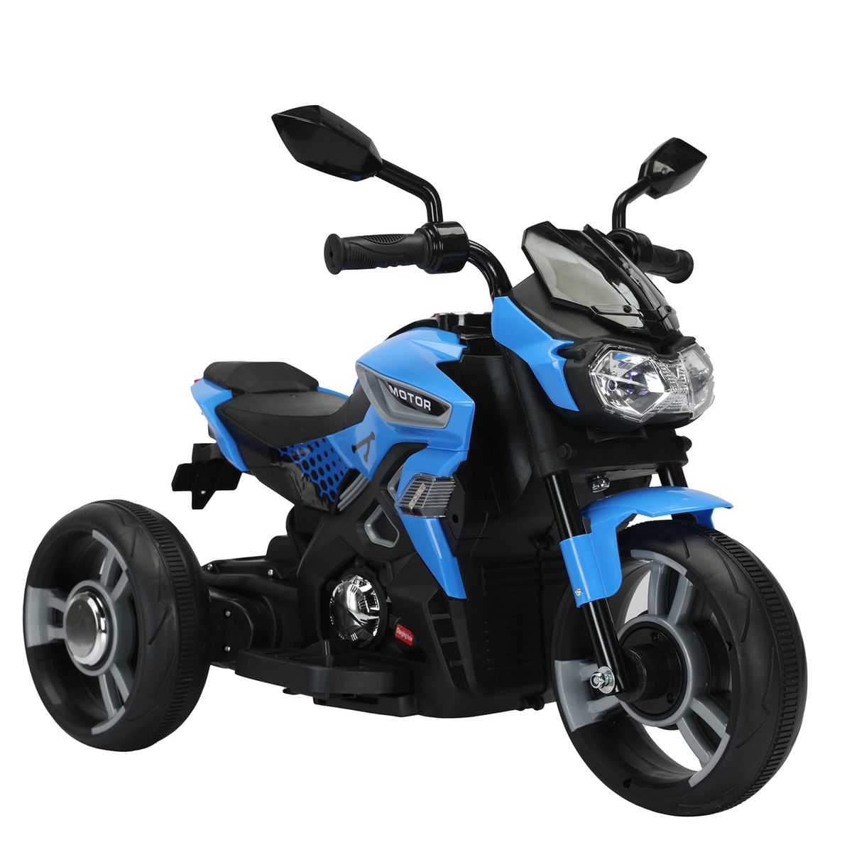 KING BABY - Trimoto Pistera con Luz 80 cm Azul