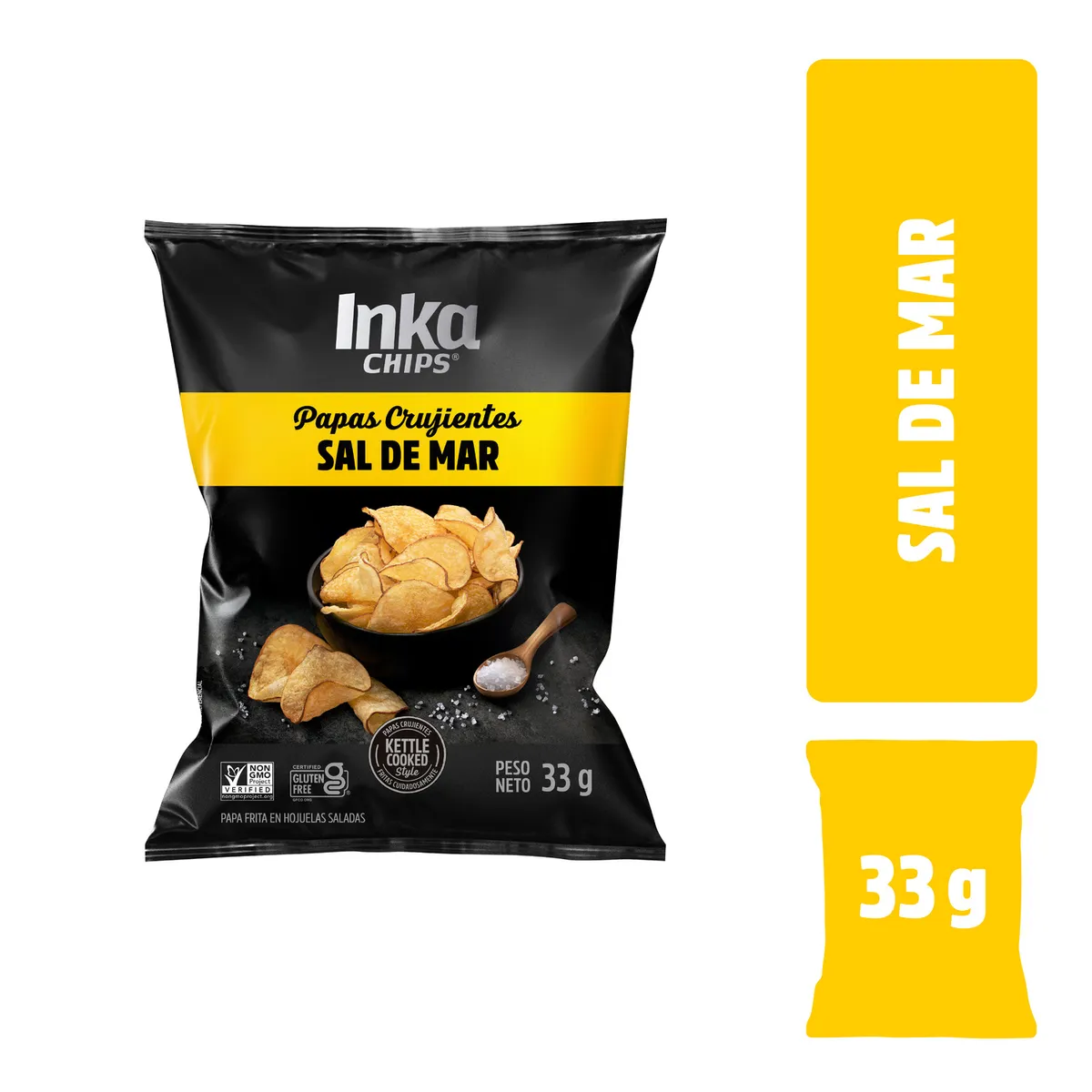 INKA CHIPS - Papa Inka Chips Salada Bolsa 33 g