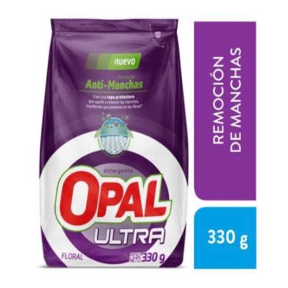 OPAL - Detergente en Polvo Opal Ultra Bolsa 330 g