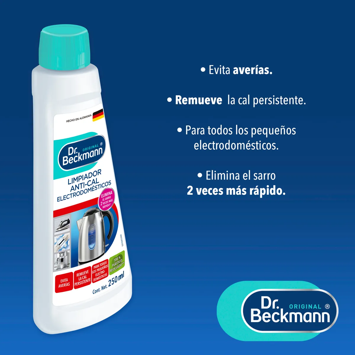DR BECKMANN - Limpiador Antical para Electrodomésticos Dr. Beckmann Envase 120 mL