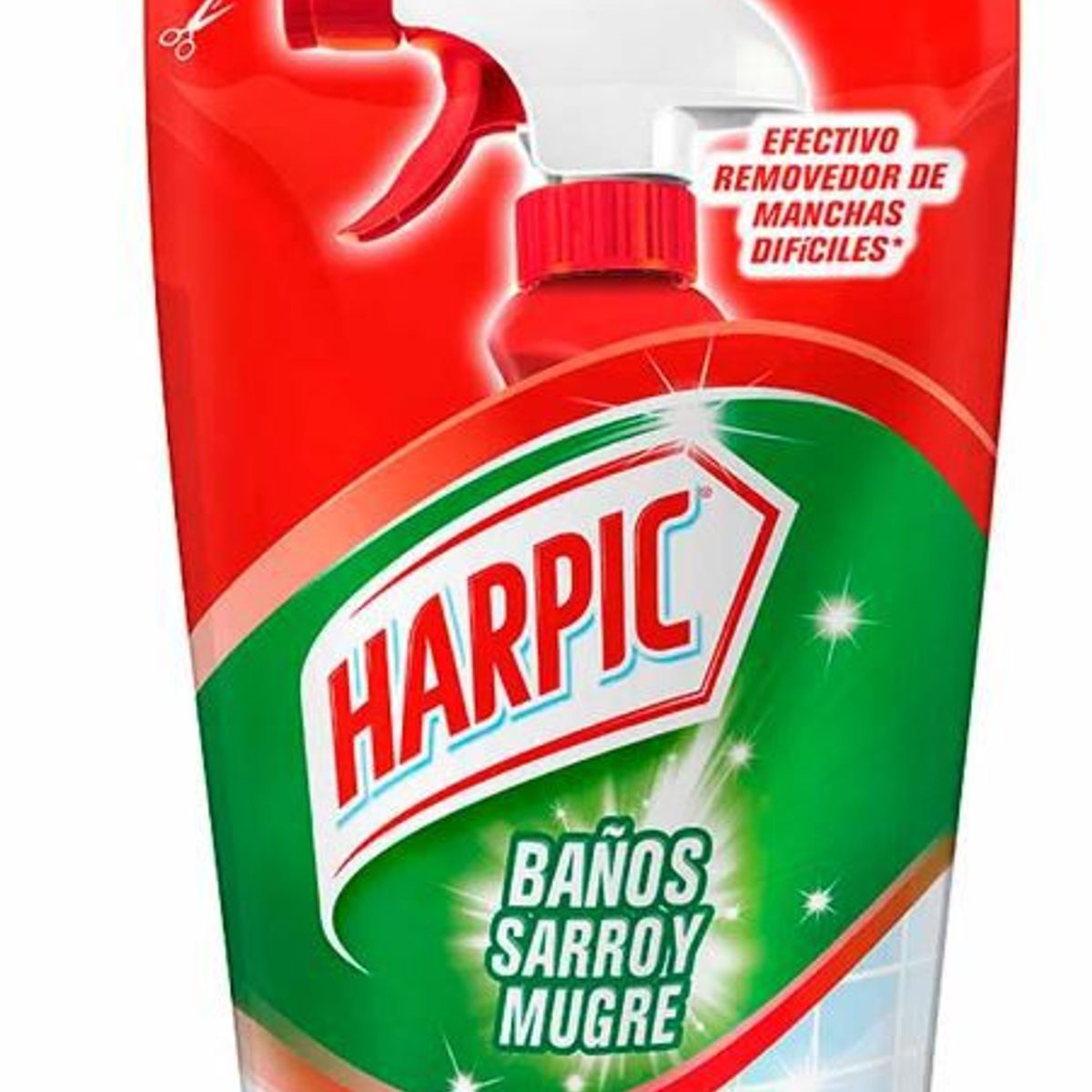 HARPIC - Limpiador Líquido Baños Harpic Antisarro y Mugre Doypack 500 mL