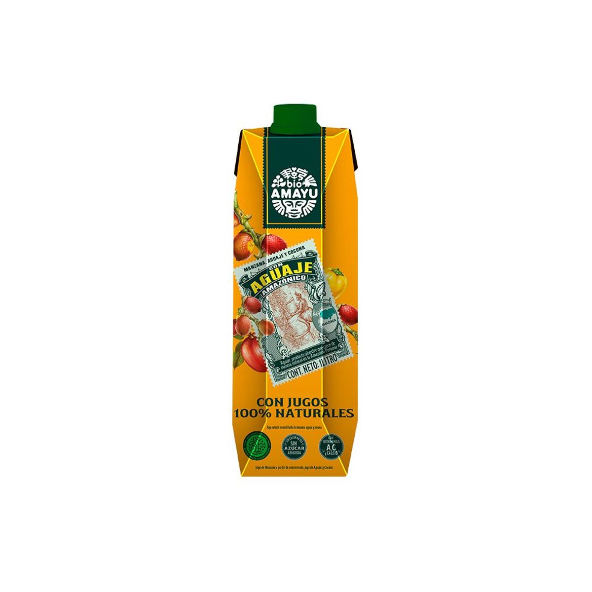 BIO AMAYU - Bebida Bio Amayu Aguaje Caja 1 L