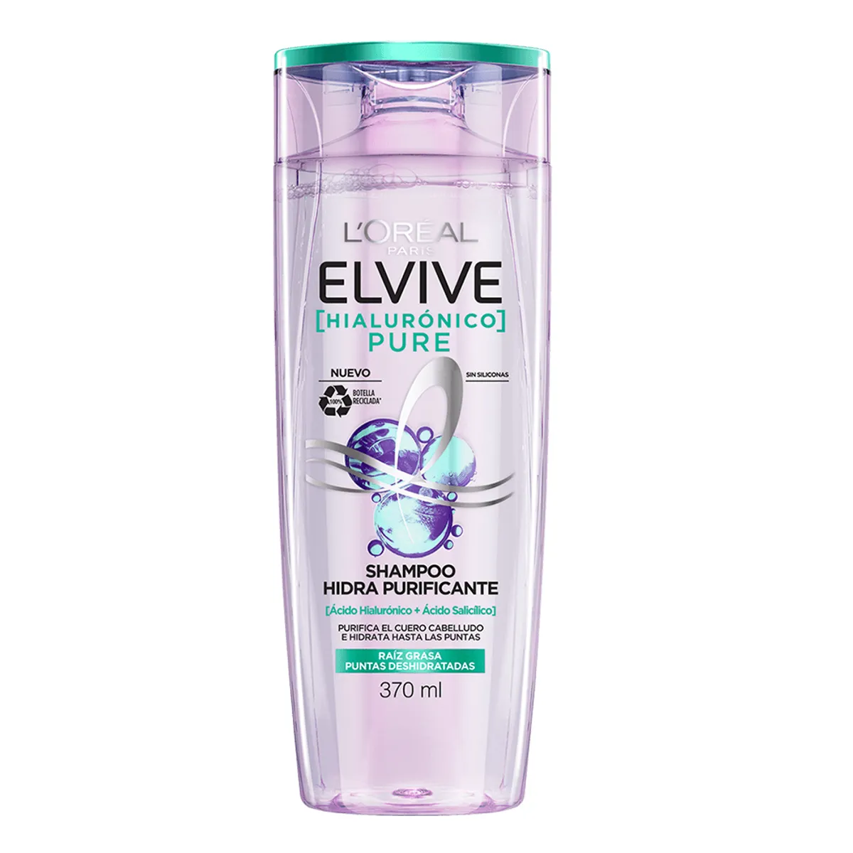 ELVIVE - Shampoo Elvive Hialurónico Pure Botella 370 mL