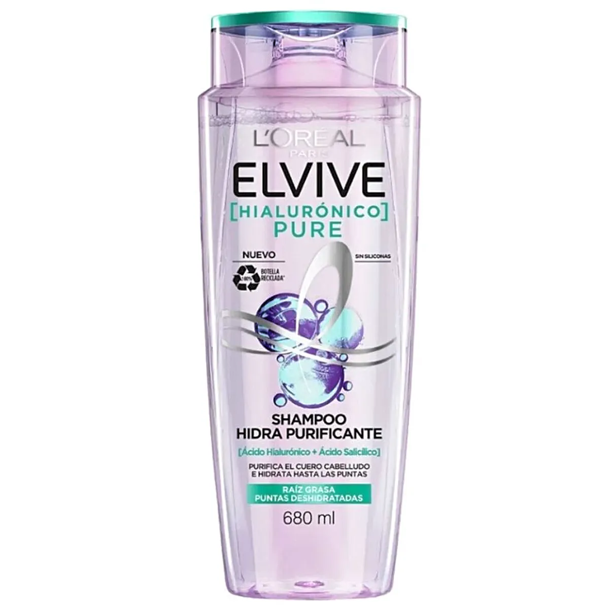 ELVIVE - Shampoo Elvive Hialurónico Pure Botella 680 mL
