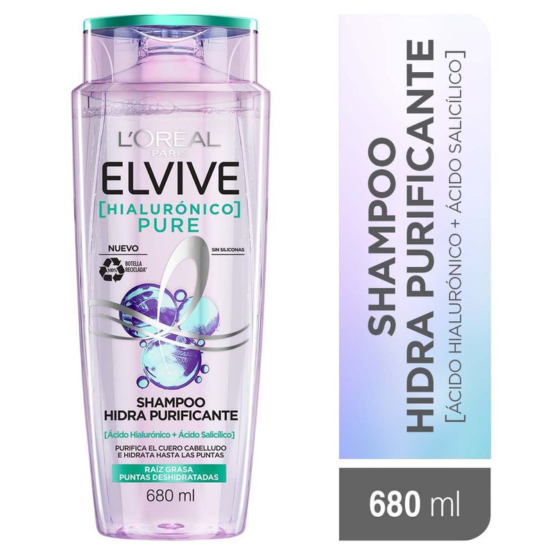 ELVIVE - SHAMPOO ELVIVE HIALURONICO PURE HIDRA PURIF 680ML