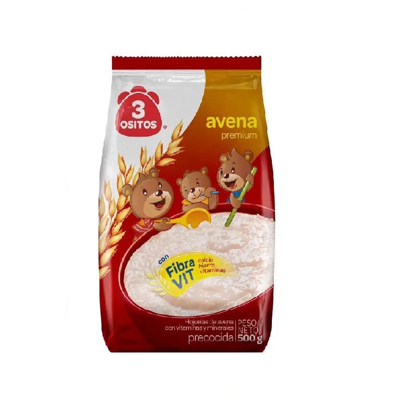 3 OSITOS - Avena Hojuela 3 Ositos Precocida Clasica 500g