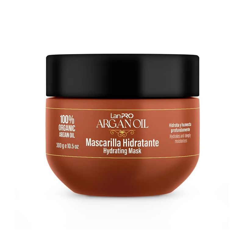 LAN PRO - Mascara Hidratante Argan Oil Lan Pro 300 mL