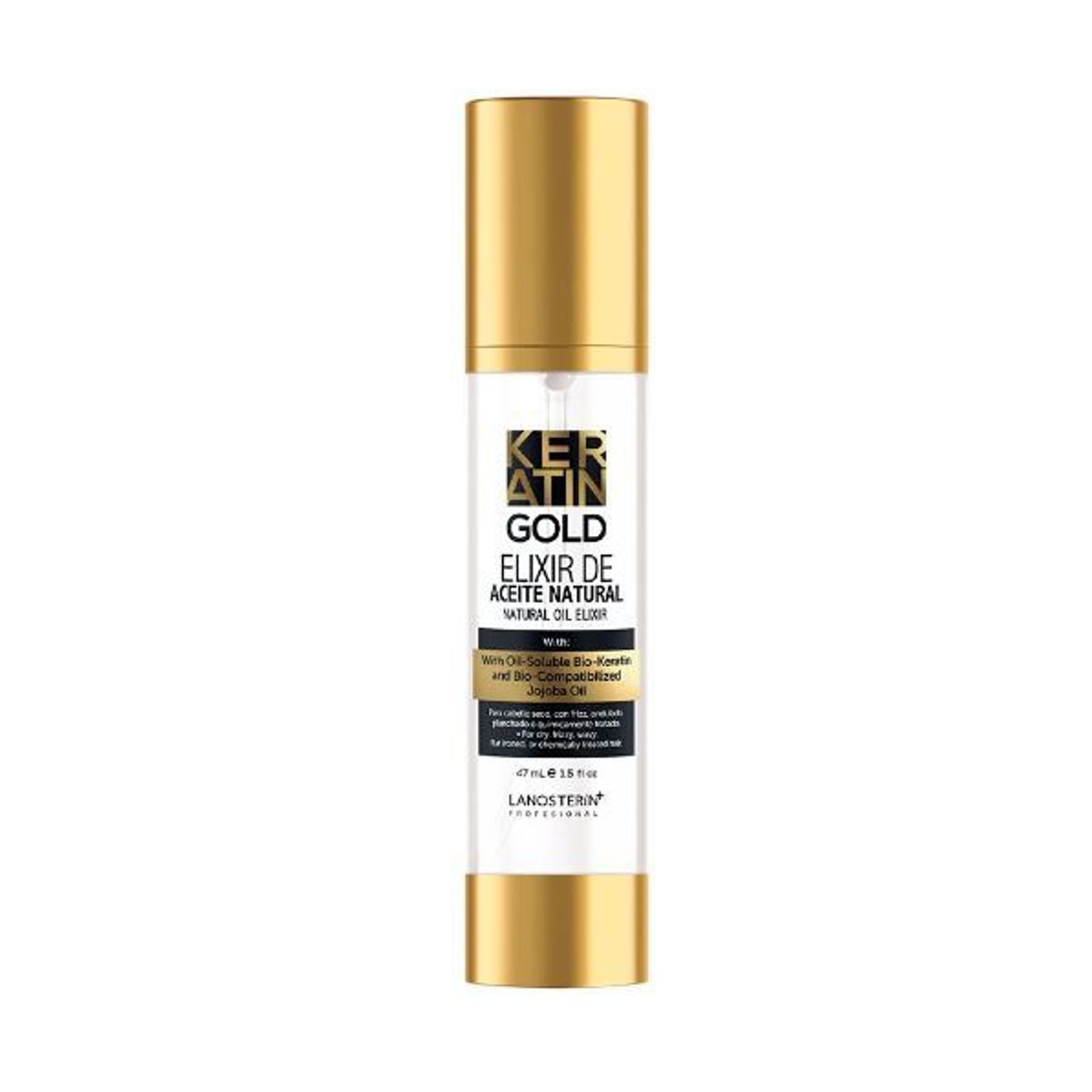 KERATIN GOLD - Aceite Capilar Keratin Gold Elixir Natural Envase 47 mL