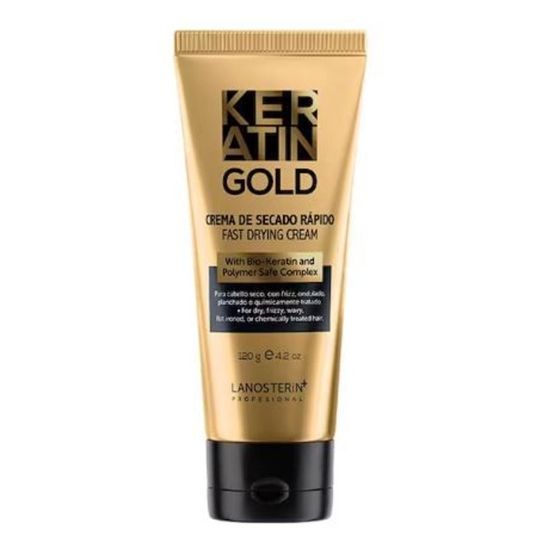 KERATIN GOLD - Crema Capilar Keratin Gold Secado Rápido Envase 120 g
