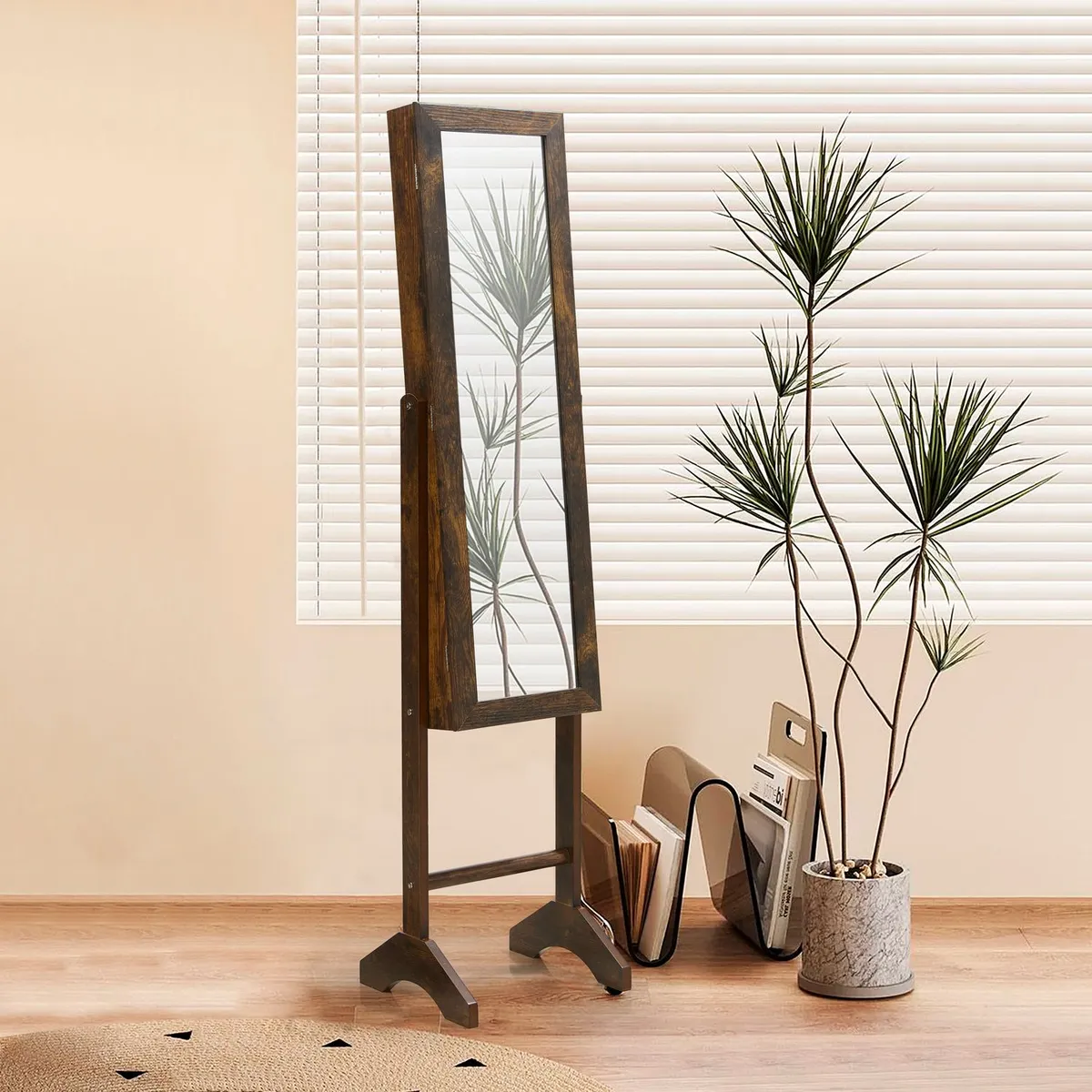 CASA JOVEN - Espejo Joyero Marron 35X153Cm