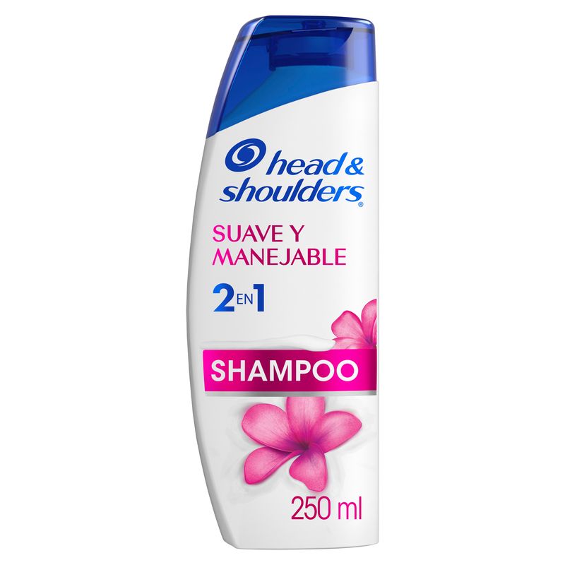 HEAD SHOULDERS - Shampoo Head Shoulders 2 En 1 Suave Manejable Control Caspa Botella 250 mL