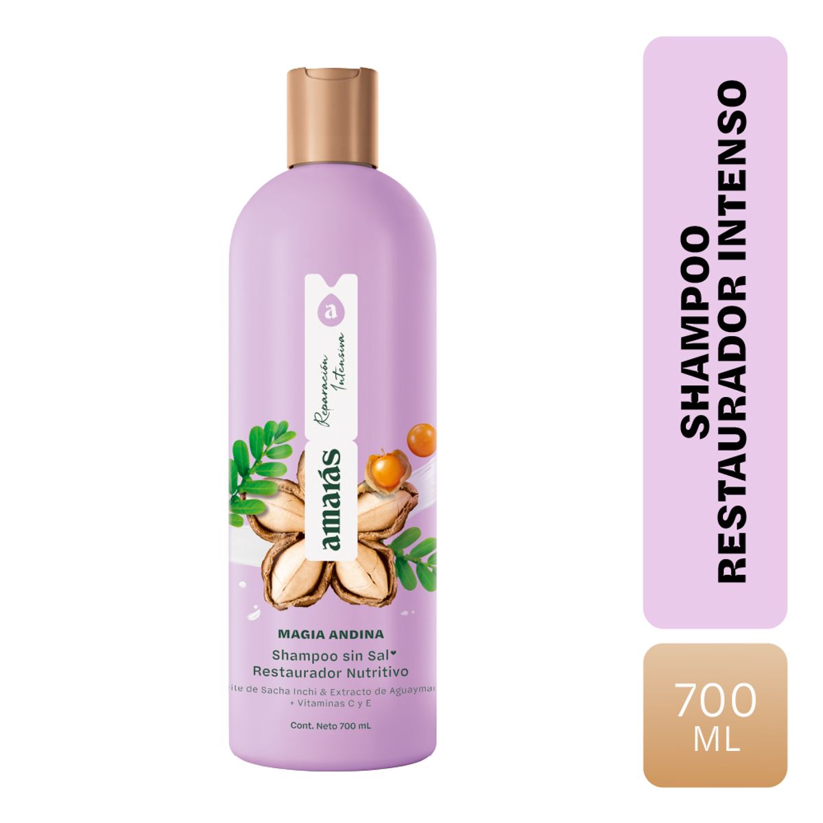 AMARAS - Shampoo Amarás Magia Andina Envase 700 mL