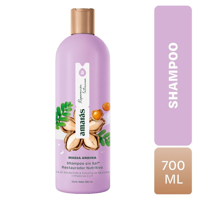 AMARAS - Shampoo Amarás Magia Andina Botella 700 mL