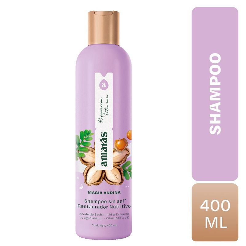 AMARAS - Shampoo Amaras Magia Andina Botella 400 mL