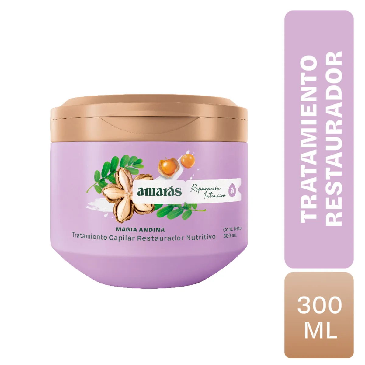 AMARAS - Mascarilla Amarás Magia Andina Pote 300 mL