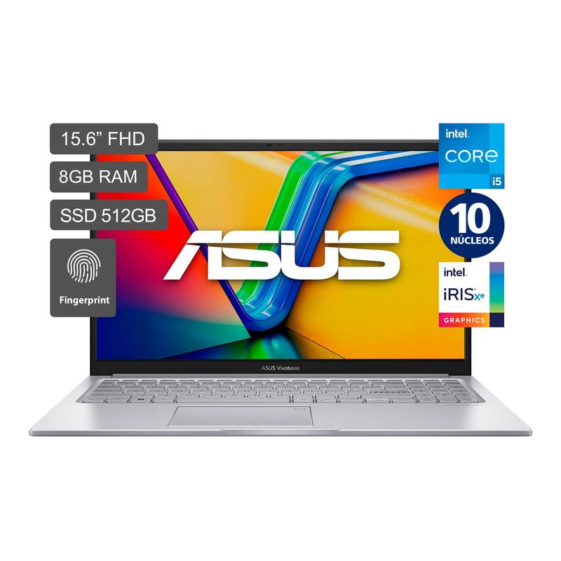 ASUS - Laptop ASUS Vivobook 15 Intel Core i5 8GB 512GB 12va gen 15.6"