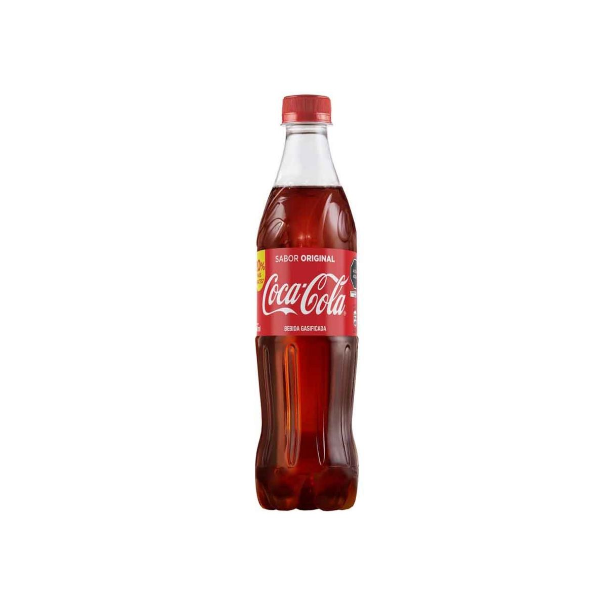COCA COLA - Gaseosa Coca Cola Sabor Original Botella 600 mL