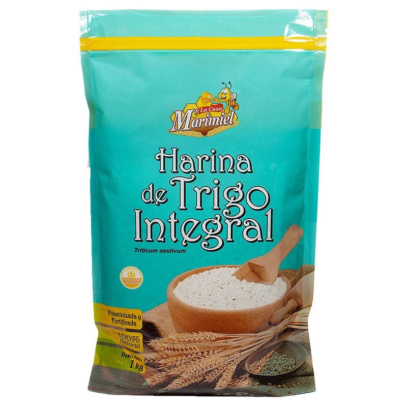 LA CASA MARIMIEL - Harina de Trigo Integral La Casa Marimiel Doypack 1 Kg