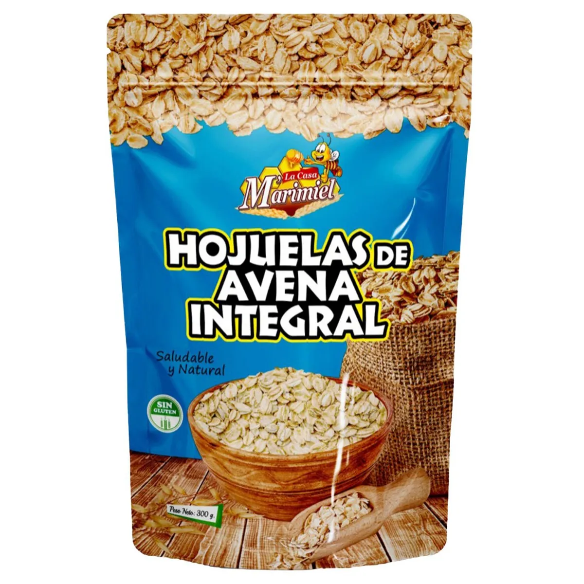 LA CASA MARIMIEL - Hojuelas de Avena Integral La Casa Marimiel Doypack 300 g
