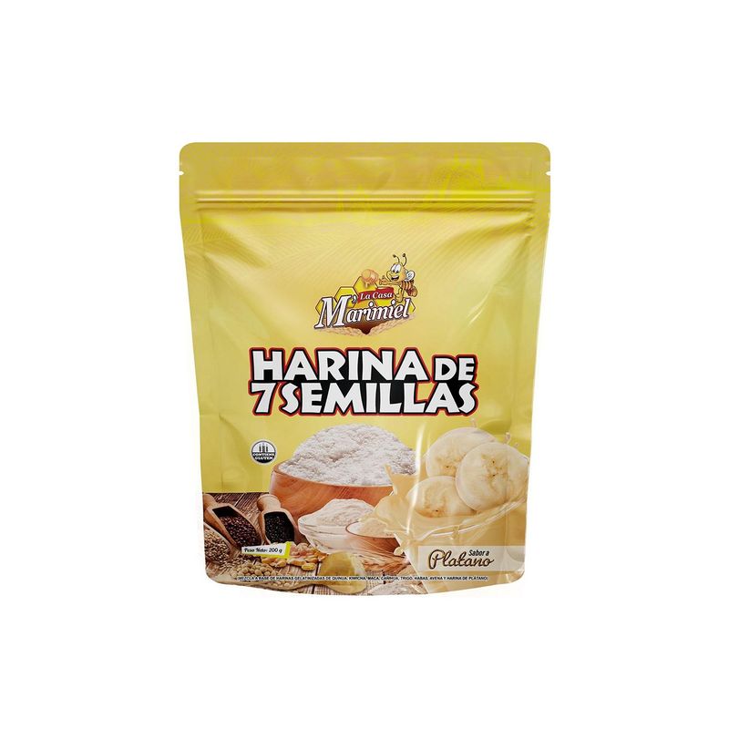  - HARINA 7 SEMILLAS PLATANO X 200G LA CASA MARIMIEL